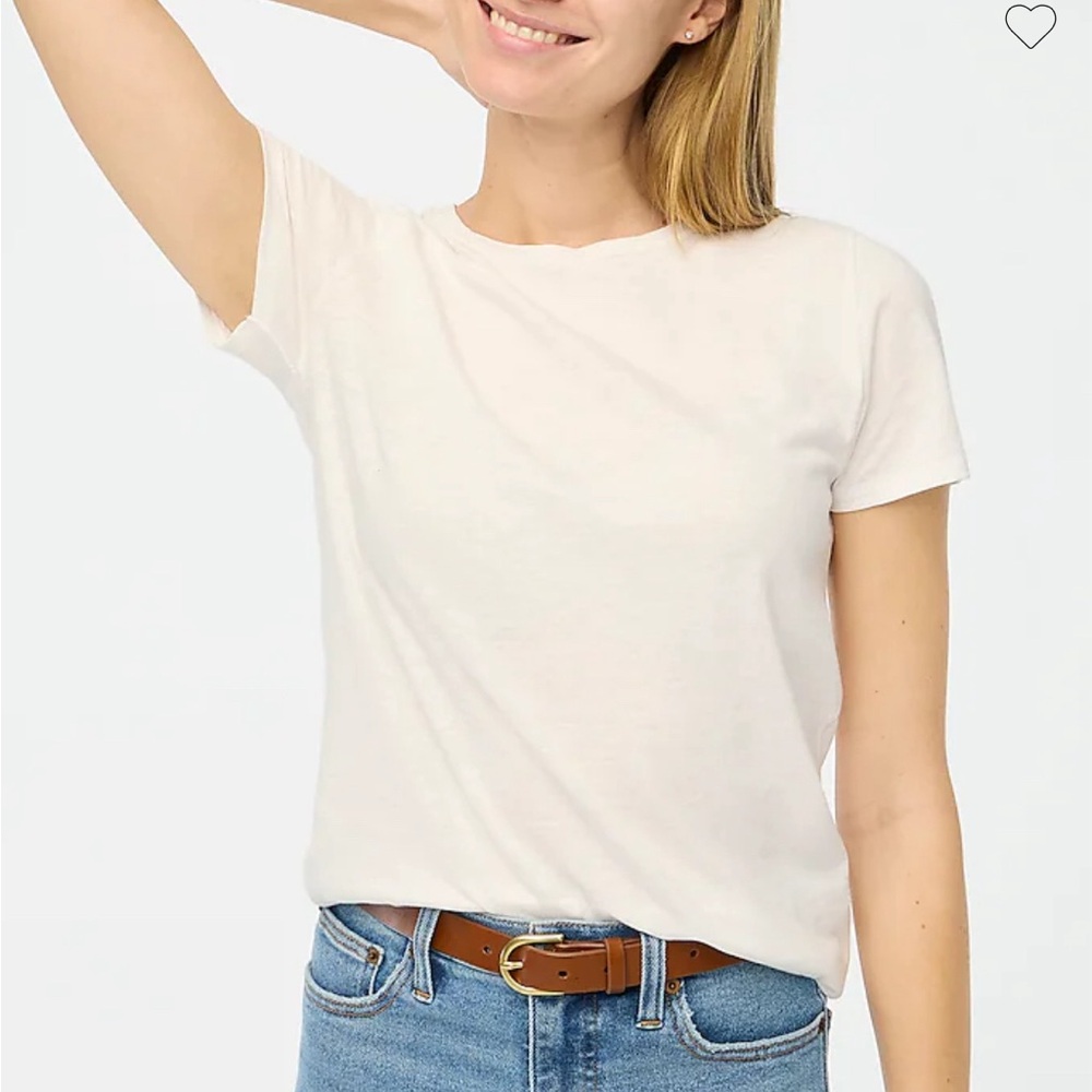 J Crew - power yellow Vintage slub cotton crewneck tee - Size XS